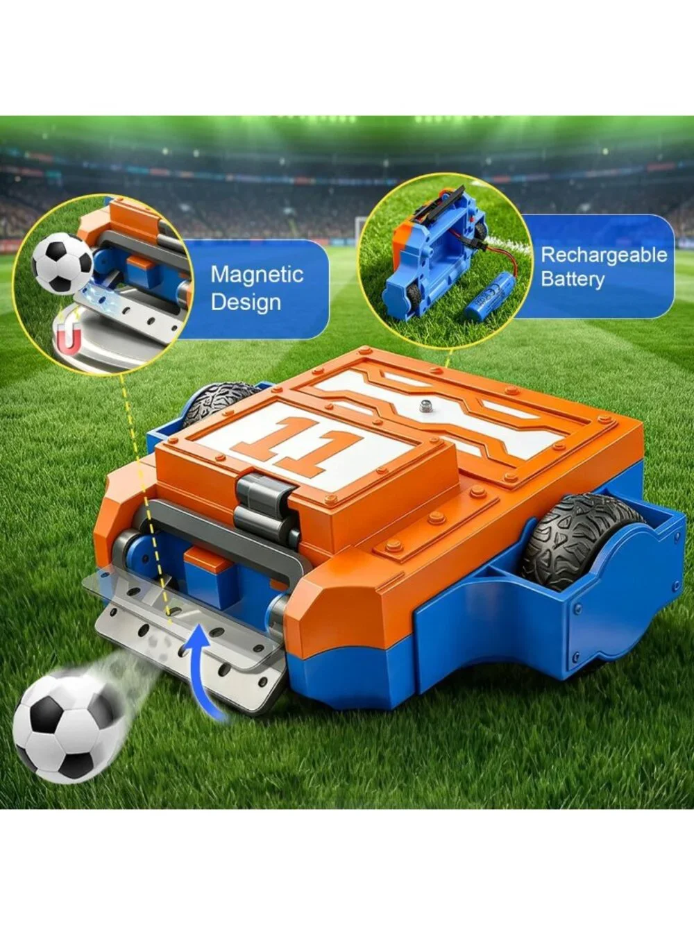Remote Control Battle Bots Soccer Robots Set - 2 Player Fighting Game for Kids